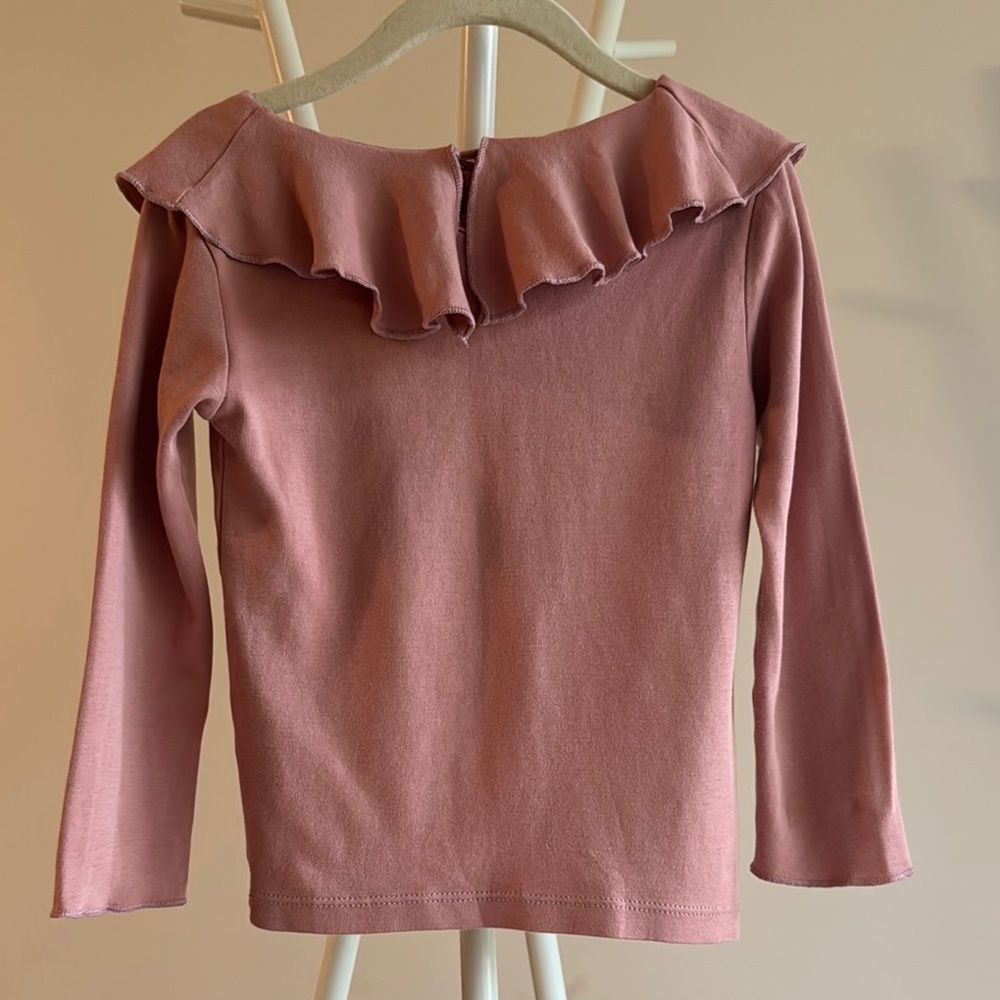 Ouef Ruffle Collar Top - Picture 12 of 12